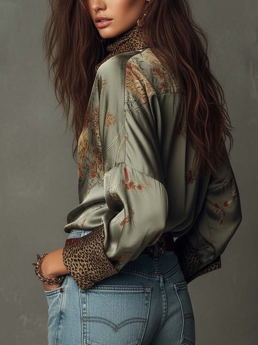 Anastasia | Camisa Floral con Botones