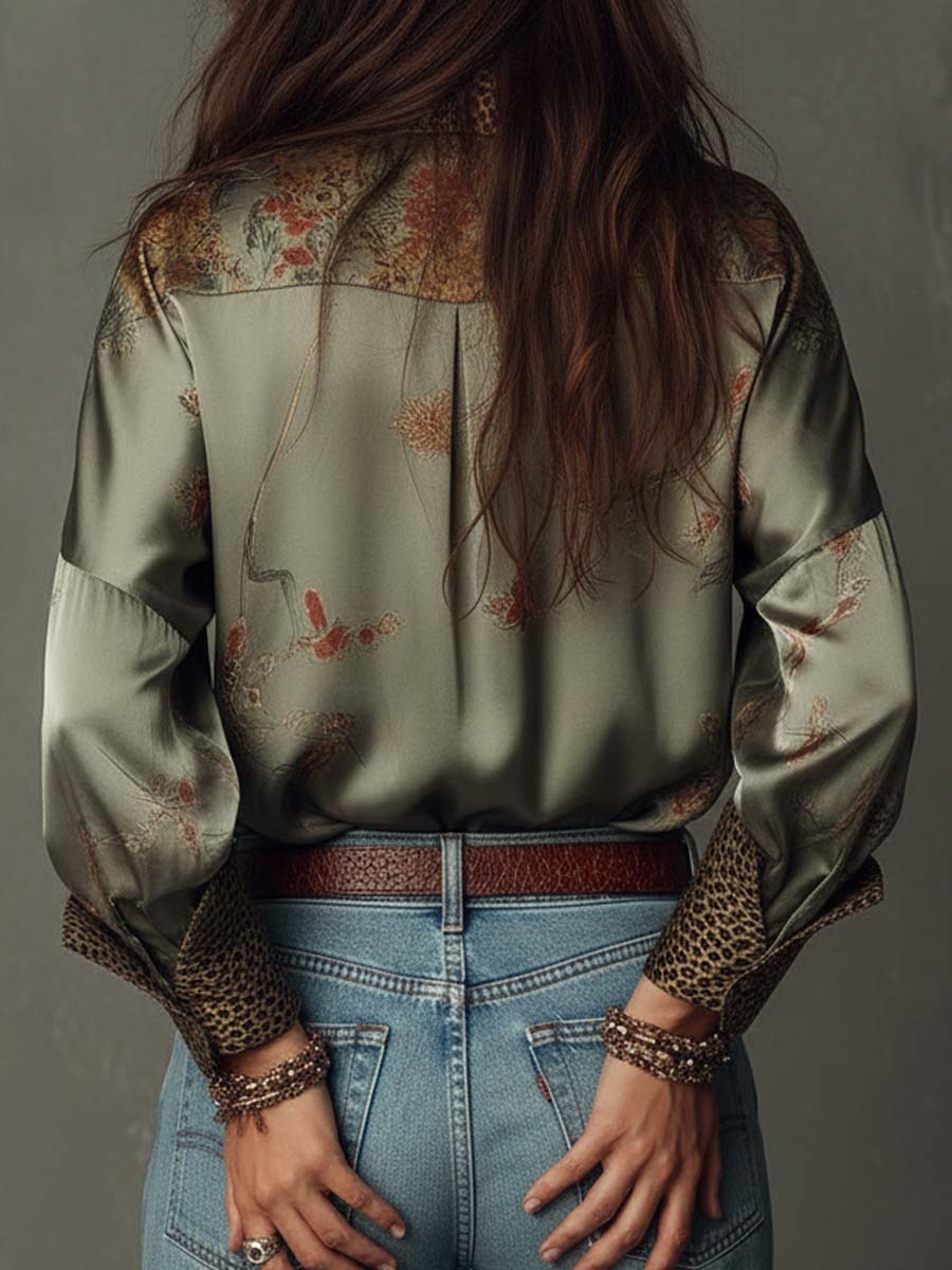 Anastasia | Camisa Floral con Botones