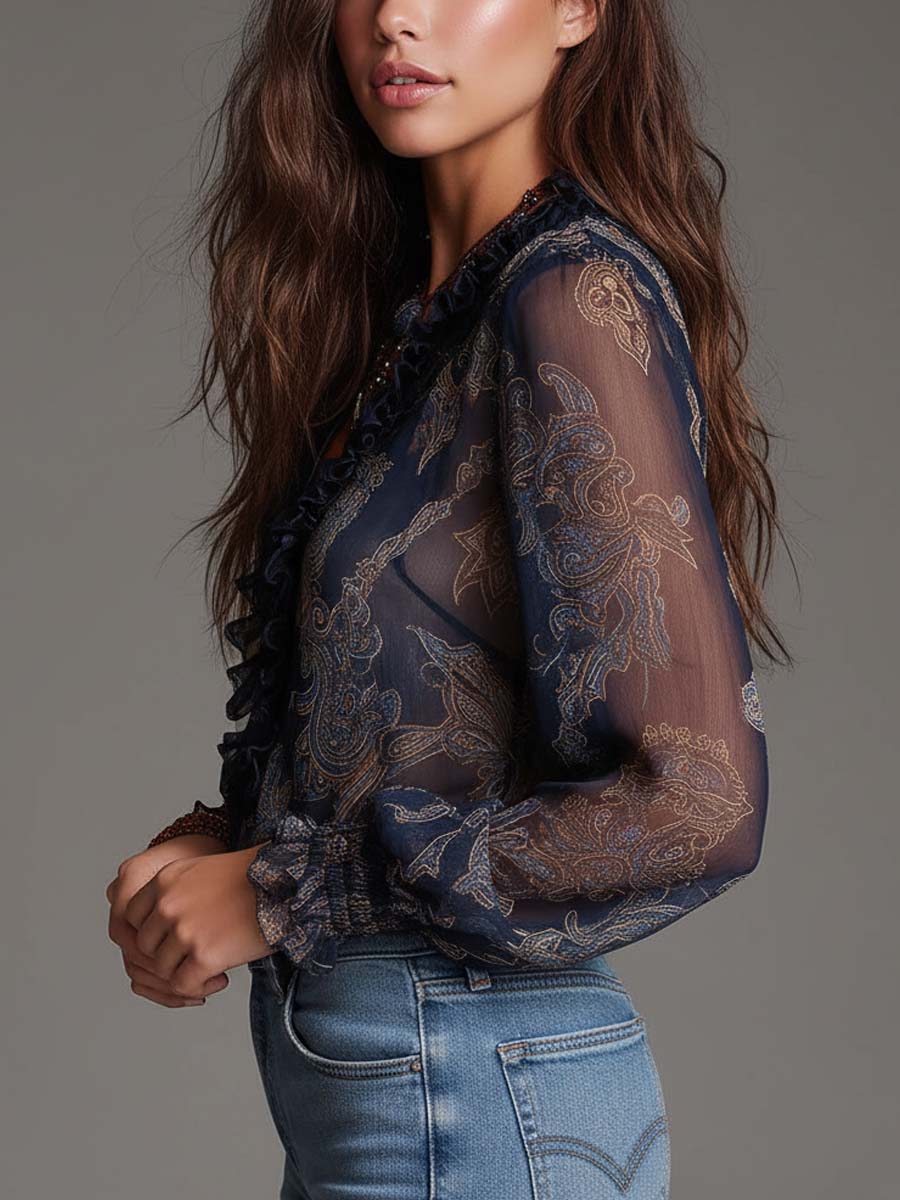 Alma | Blusa con Volantes