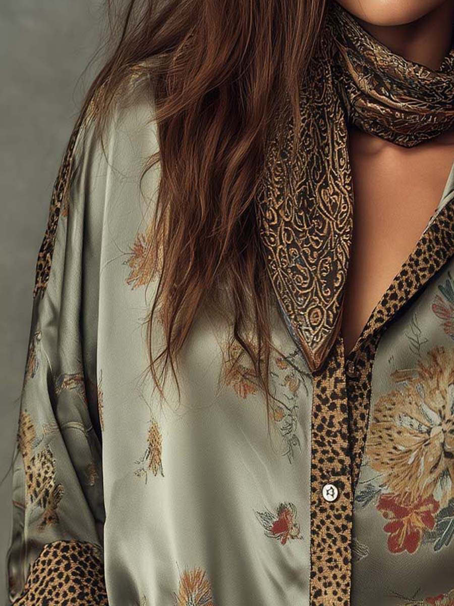Anastasia | Camisa Floral con Botones
