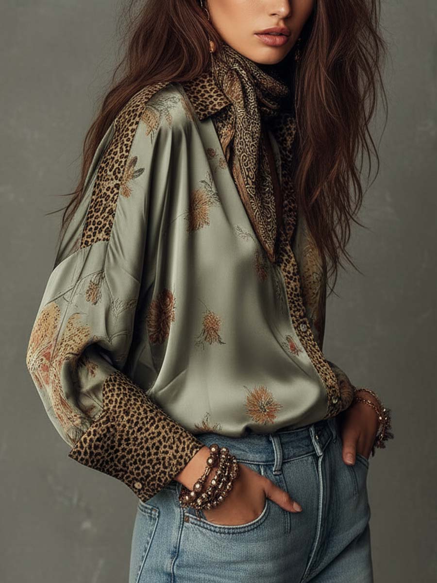 Anastasia | Camisa Floral con Botones