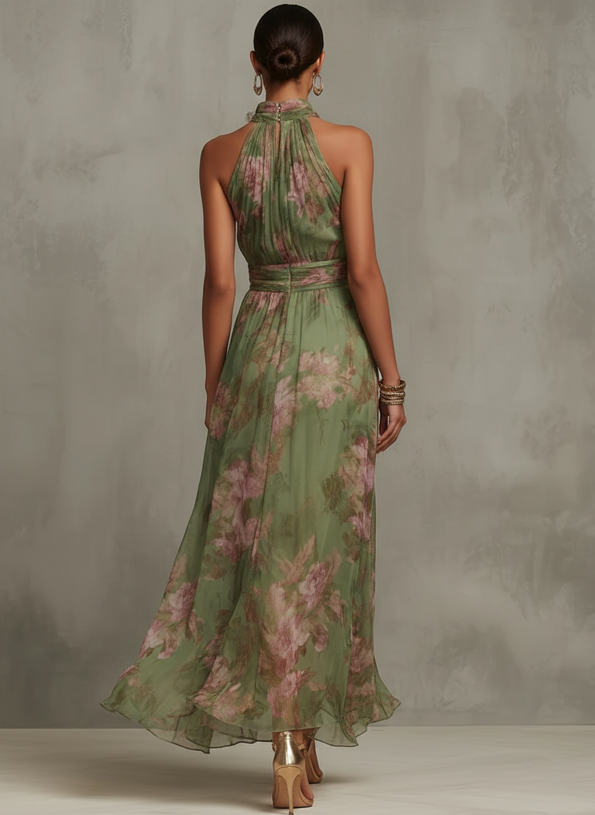 Livia | Vestido Maxi  Floral Elegante