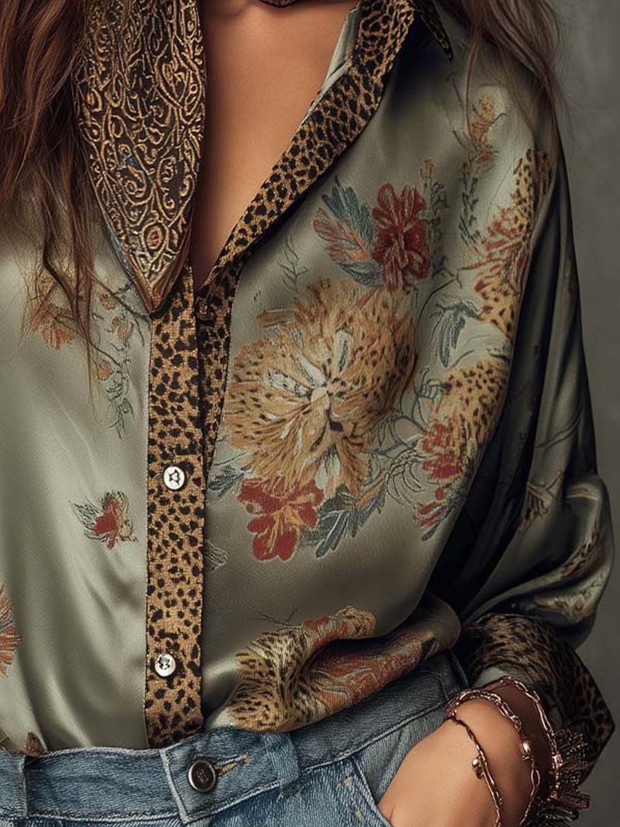 Anastasia | Camisa Floral con Botones