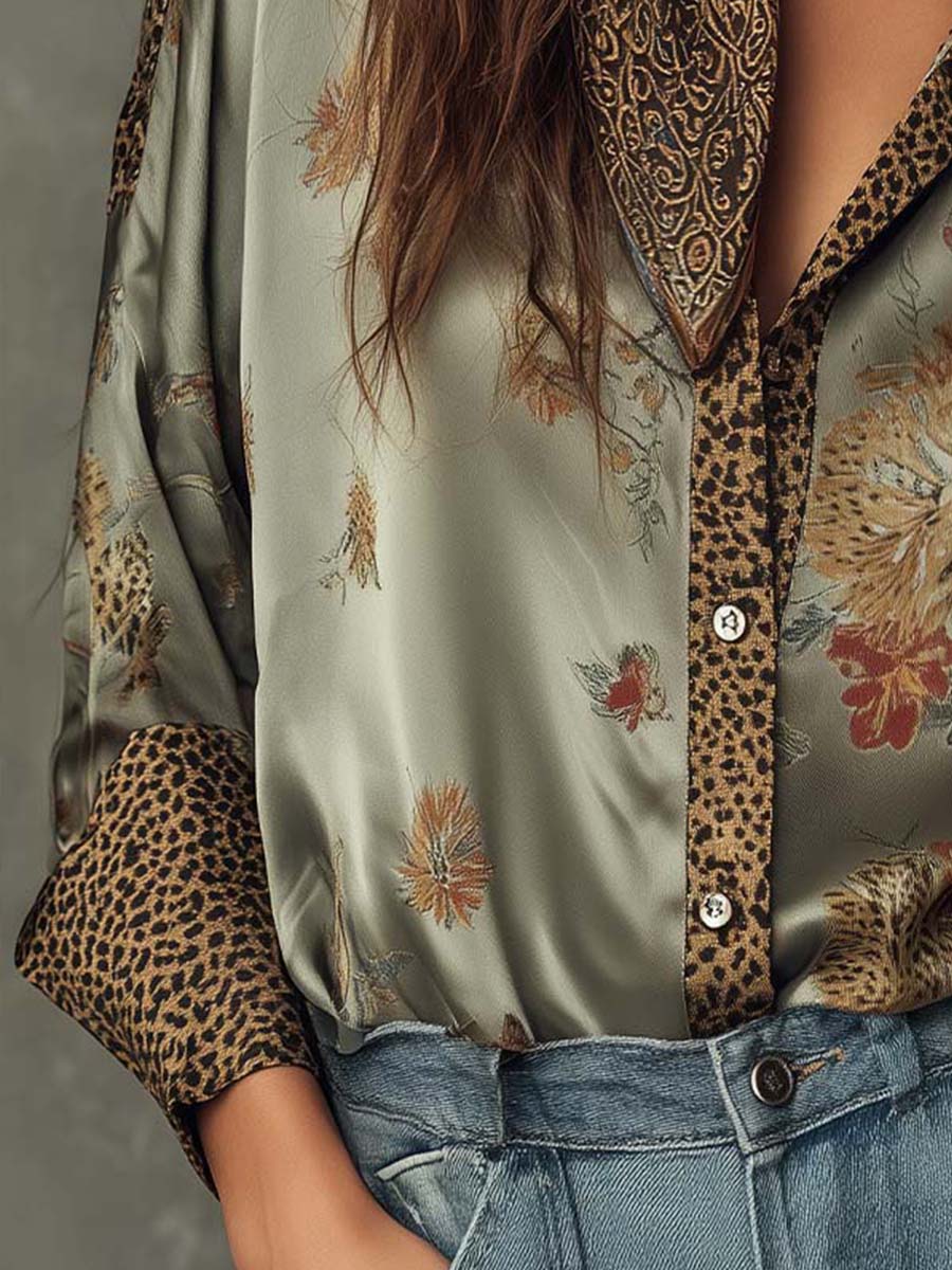 Anastasia | Camisa Floral con Botones
